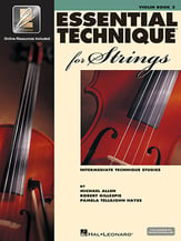 Essential Technique for Strings Violin string method book cover